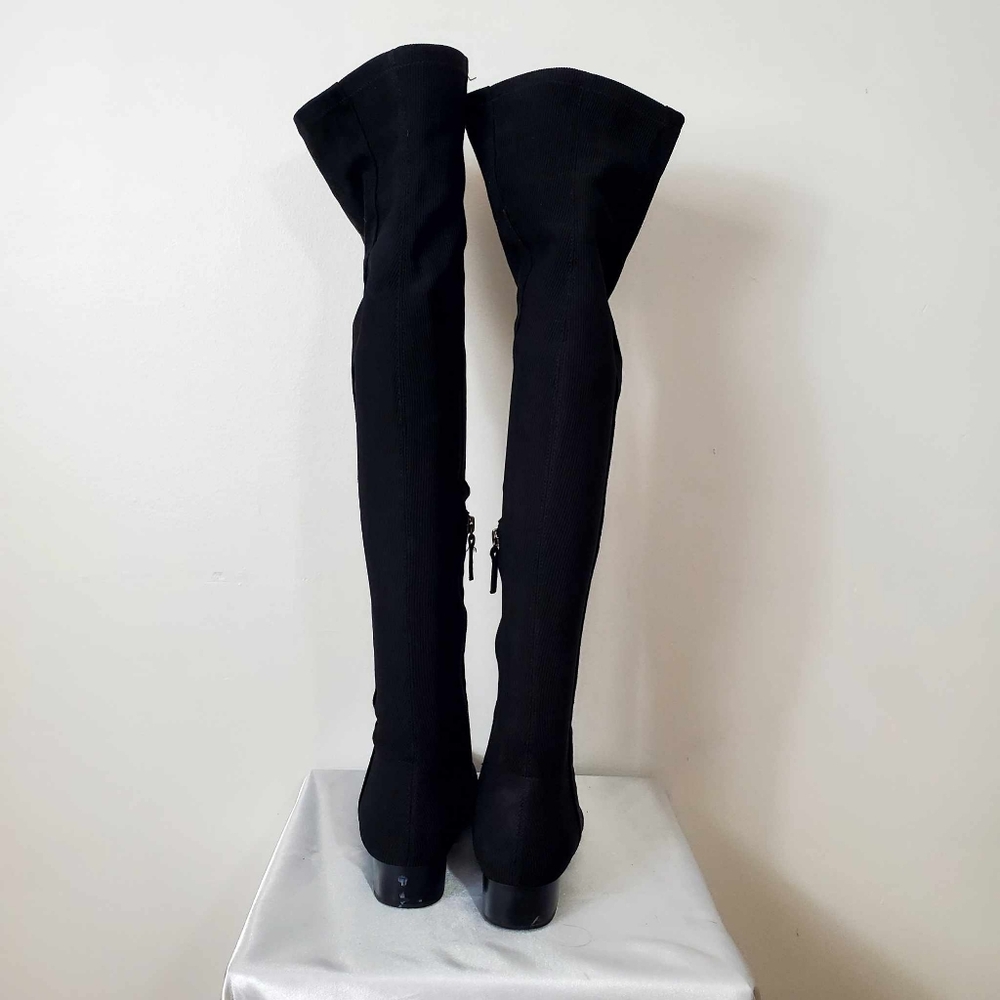 Size 39 Zara Black Over-the-Knee Boots - Picture 7 of 15